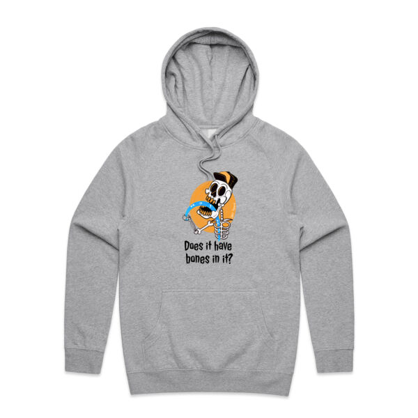Does it have bones in it? Hoodie Thumbnail
